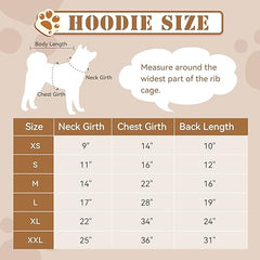 Fuzzy Dog Sweaters for Small Dogs Dog Hoodie Dog Clothes Warm Soft Cozy Dog Coats Hooded Sweatshirt Fleece Small Dog Hoodies Dog Sweater(Coffee-XS)