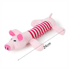 Cute Animal Plush Dog Toy - Squeaky Chew for Chihuahua & Husky