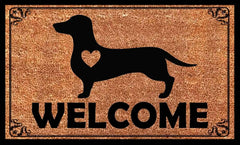 Dogs Welcome Mat 30x17 - Funny & Durable Entryway Decor